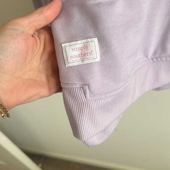 Simply Southern boutique lavender purple patch Mama Sweatshirt size medium - Picture 3 of 5
